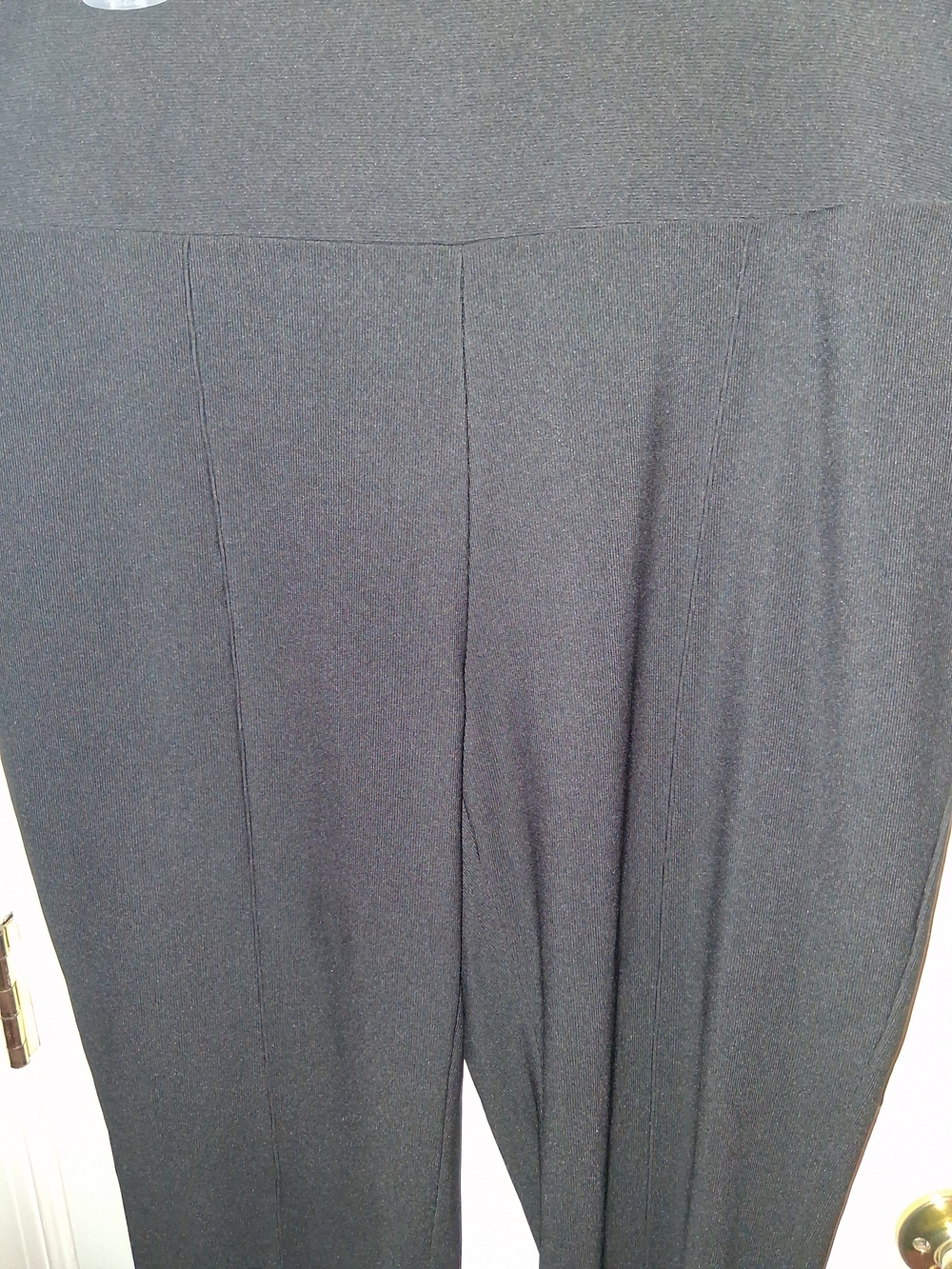 just be Black Pull-On Straight-Leg Pants - Picture 2 of 5